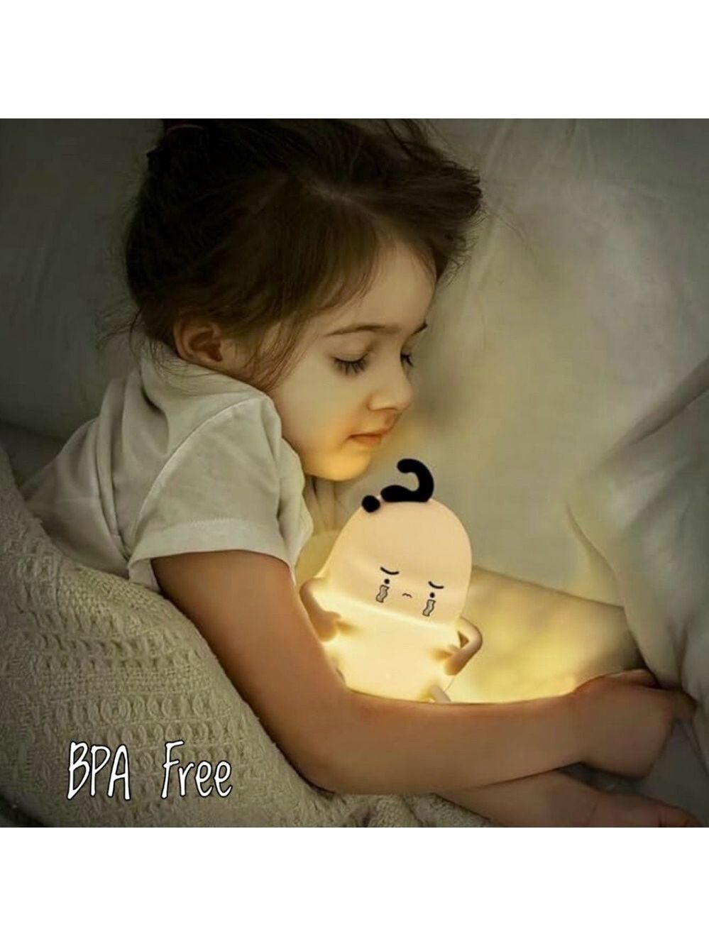LED Squishy Rechargeable "Pinch an Inch?" Novelty Night Light NWT - Picture 4 of 10